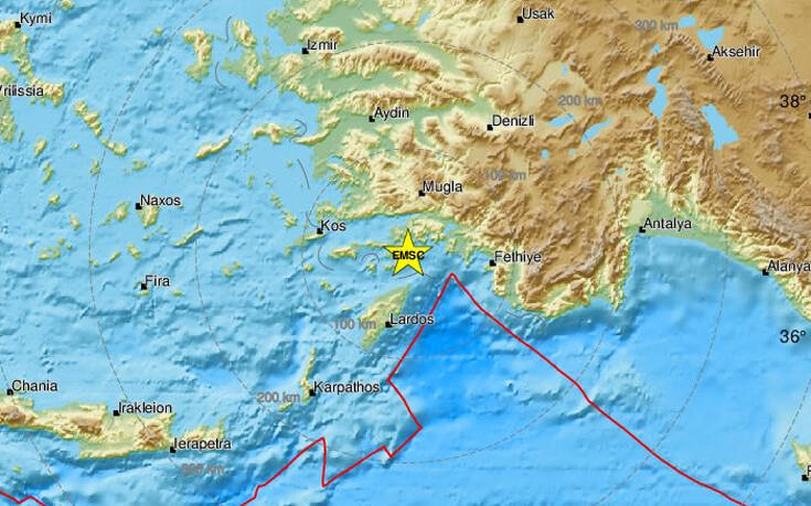 Σεισμός τώρα στη Ρόδο | tempo24.news