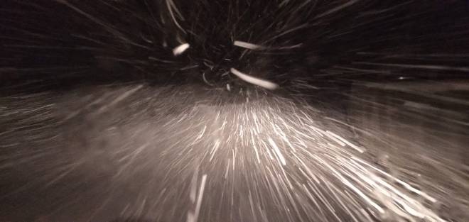 ΑΧΑΪΑ: Έκλεισε λόγω χιονοθύελλας η επαρχιακή οδός Πούντας - Καλαβρύτων (ΦΩΤΟ)