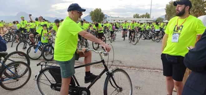 ΠΑΤΡΑ: Και ο Χαράλαμπος Μπονάνος στην ποδηλατάδα