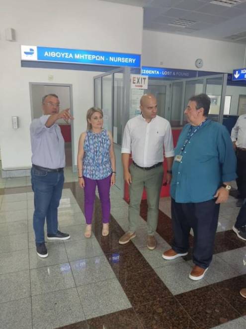 ΑΡΑΞΟΣ: Ο Αερολιμέναρχης υποδέχθηκε την ηγεσία του υπουργείου Υποδομών-Μεταφορών