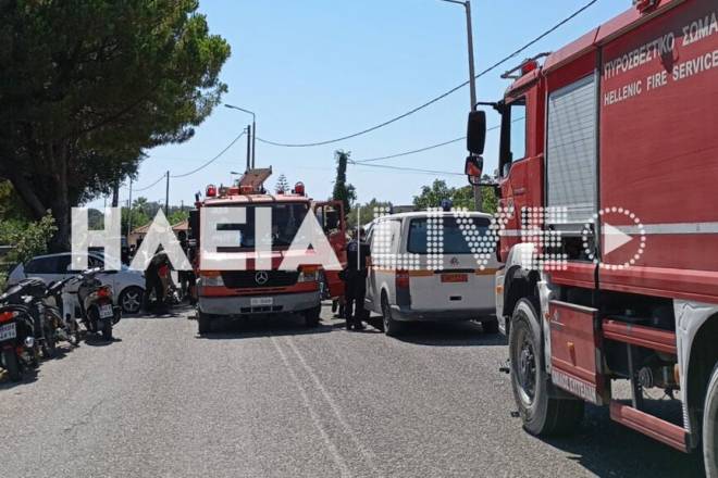 Σφοδρή σύγκρουση οχημάτων με έναν τραυματία στη Ζαχάρω (ΦΩΤΟ)