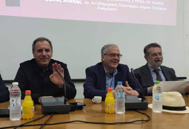 ΠΑΤΡΑ: Παρουσιάστηκε το βιβλίο του Γιάννη Μπαλάφα - ΦΩΤΟ