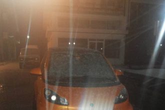 «Άσπρισε» το κέντρο της Κάτω Αχαΐας από την ισχυρή χαλαζόπτωση