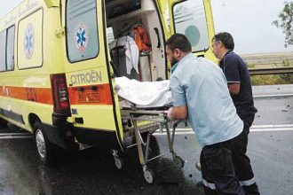 Δύο νεκροί κι ένας τραυματίας σε τροχαίο στη Θεσσαλονίκη