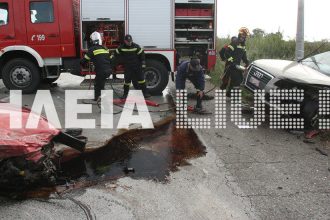 Πύργος: Σοβαρό τροχαίο με τρεις τραυματίες - ΔΕΙΤΕ ΦΩΤΟΓΡΑΦΙΕΣ