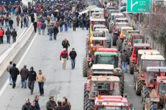 Aστυνομικά μπλόκα σε Ισθμό και Αφίδνες για τους αγρότες