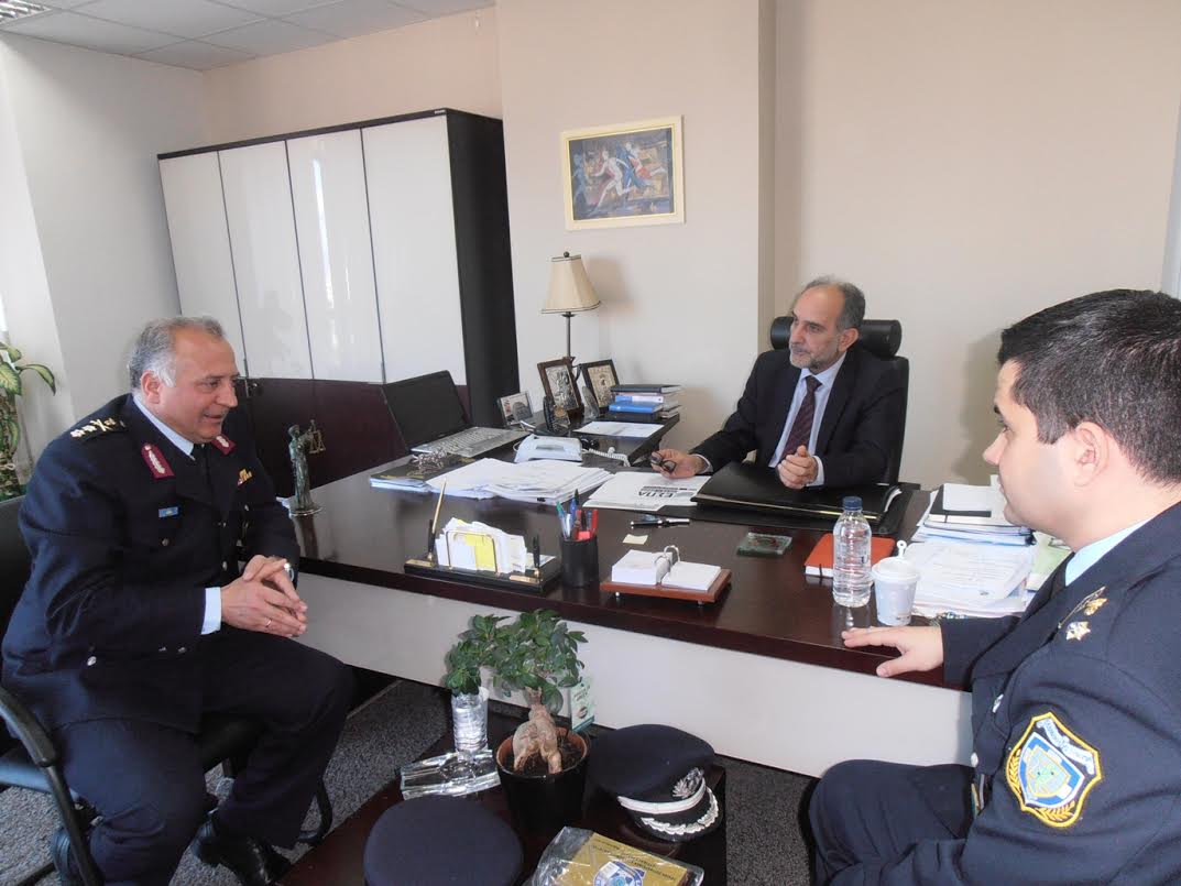 Συνάντηση του Περιφερειάρχη Απ. Κατσιφάρα με τον νέο Γενικό Αστυνομικό Διευθυντή Δυτικής Ελλάδας, Υποστράτηγο Φ. Τσόλκα