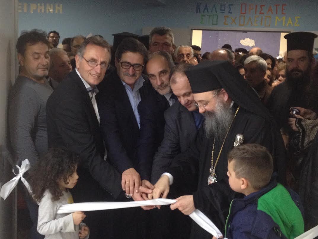 Συγκίνηση στα εγκαίνια του νέου σχολείου Βραχνείκων