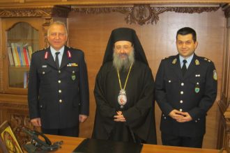 Επίσκεψη Φώτη Τσόλκα στον Μητροπολίτη Πατρών Χρυσόστομο