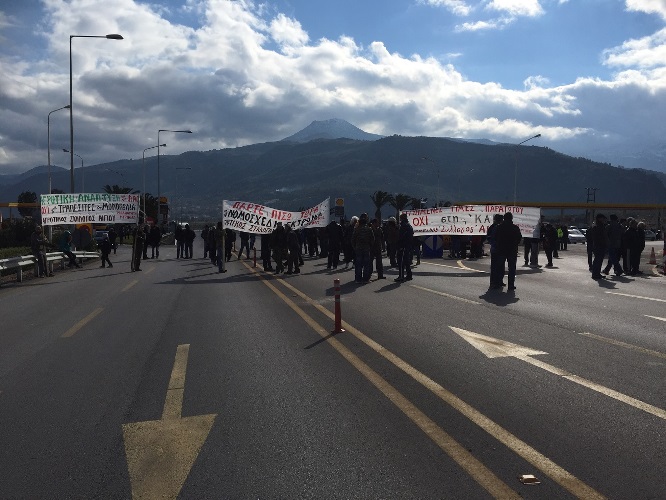 Κλειστή για τέσσερις ώρες απόψε η ΝΕΟ Πατρών - Κορίνθου από τους αγρότες της Αιγιάλειας