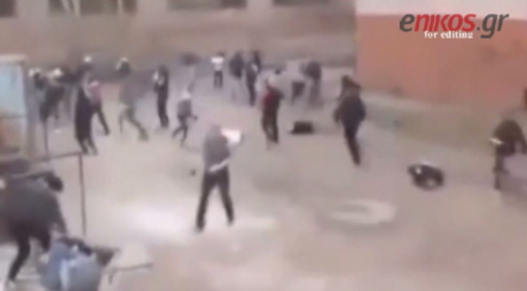 Άγριες συμπλοκές Ελλήνων και Αλβανών μαθητών στην Κρήτη – ΔΕΙΤΕ ΒΙΝΤΕΟ