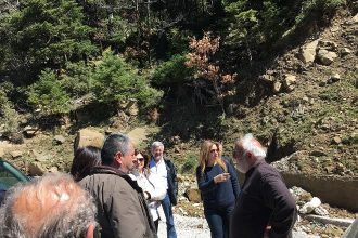 Η αντιπεριφερειάρχης Χριστίνα Σταρακά στην Ορεινή Ναυπακτία