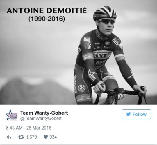 Νεκρός ποδηλάτης στο Βέλγιο - BINTEO