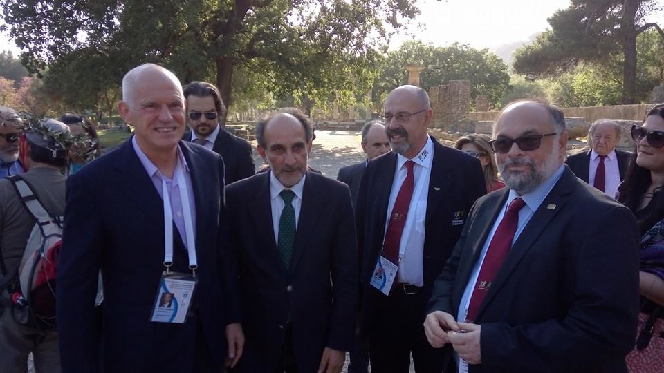 Κουρουμπλής, Κατσιφάρας και Παπανδρέου στην εκδήλωση για την Εκεχειρία στην Αρχαία Ολυμπία - ΔΕΙΤΕ ΦΩΤΟΓΡΑΦΙΕΣ