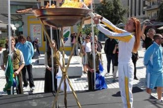 Η Πάτρα υποδέχθηκε την Ολυμπιακή Φλόγα ΒΙΝΤΕΟ