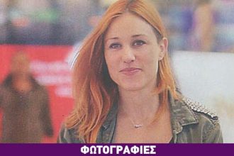 Η Πηνελόπη Αναστασοπούλου στην πρώτη βόλτα με την μπέμπα της