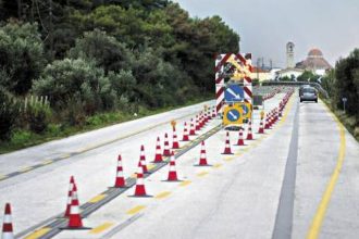 Πατρών - Κορίνθου: Εκτροπή κυκλοφορίας αύριο βράδυ για εργασίες