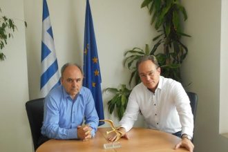 Πάτρα: Η ίδρυση και λειτουργία αγροτοδιατροφικής σύμπραξης στην Περιφέρεια Δυτικής Ελλάδος στη συνάντηση Ρούπα - Αγγελόπουλου