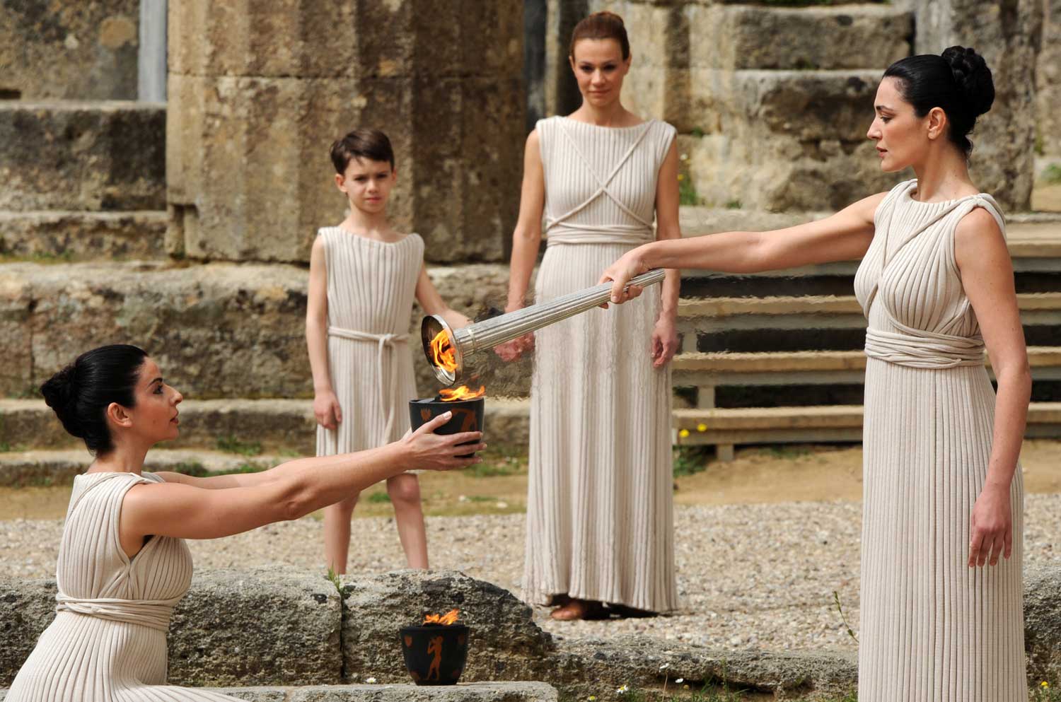 Ηλεία: Αστυνομικά μέτρα στην τελετή αφής της Ολυμπιακής φλόγας