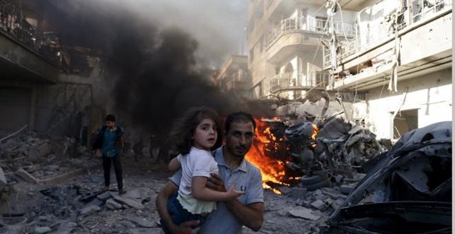 Συρία: Βομβαρδίζουν αμάχους στο Χαλέπι