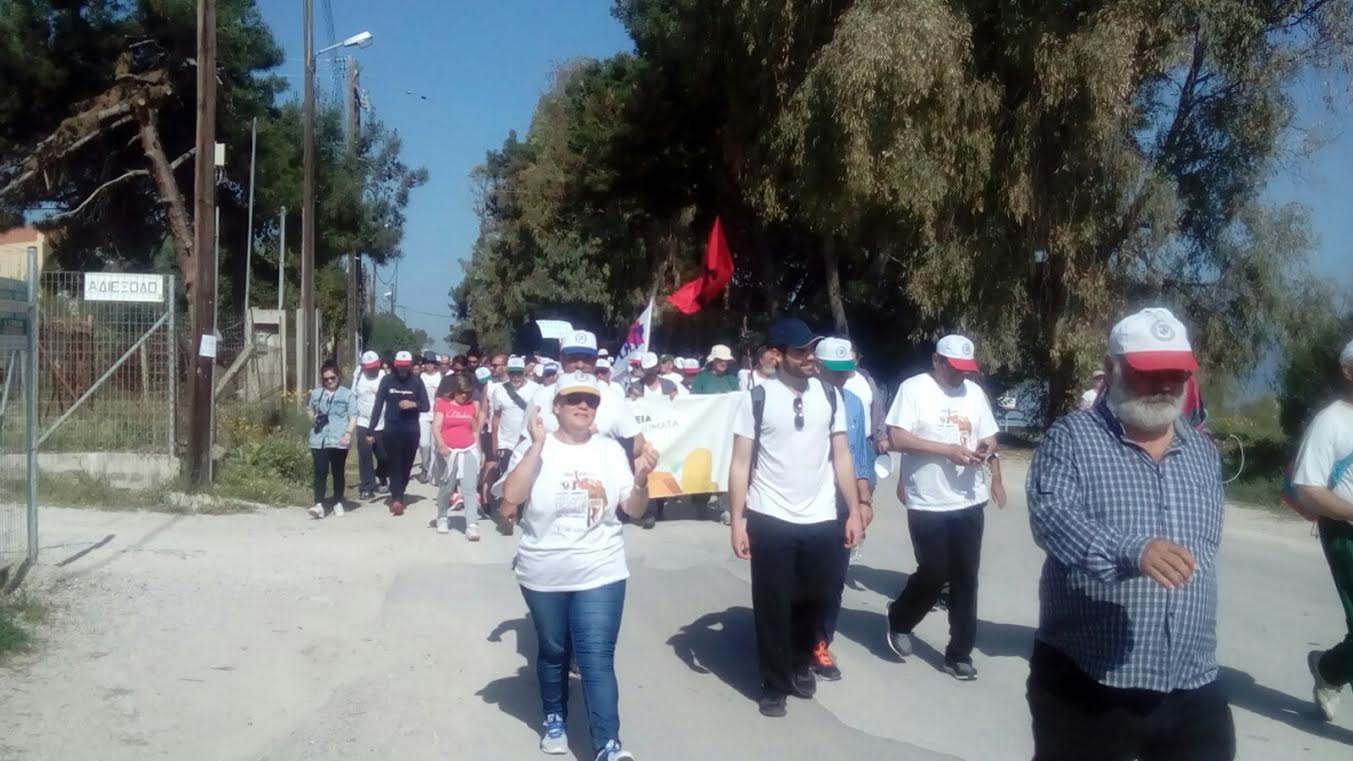 Από το Ξυλόκαστρο ξεκίνησε η τέταρτη μέρα της πορείας για την Αθήνα