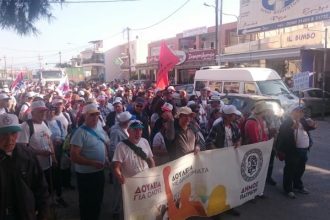 Συνεχίζει για Ξυλόκαστρο σήμερα η πορεία από την Πάτρα ως το Σύνταγμα