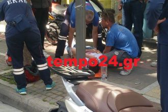 Πάτρα: Ένα ακόμη τροχαίο στο κέντρο της πόλης! Σύγκρουση οχήματος με δίκυκλο - ΔΕΙΤΕ ΦΩΤΟΓΡΑΦΙΕΣ