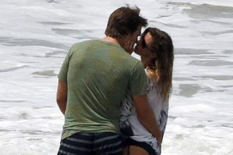 Ρομάντζο και καυτά φιλιά -Ασυγκράτητοι η Ζιζέλ και ο Τομ Μπράντι