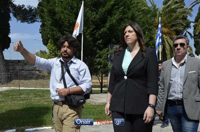 Στο Μεσολόγγι για την Έξοδο η Ζωή Κωνσταντοπούλου