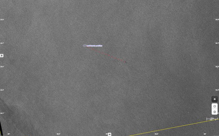 Εντοπίστηκε πετρελαιοκηλίδα που πιθανόν προέρχεται από το αεροσκάφος