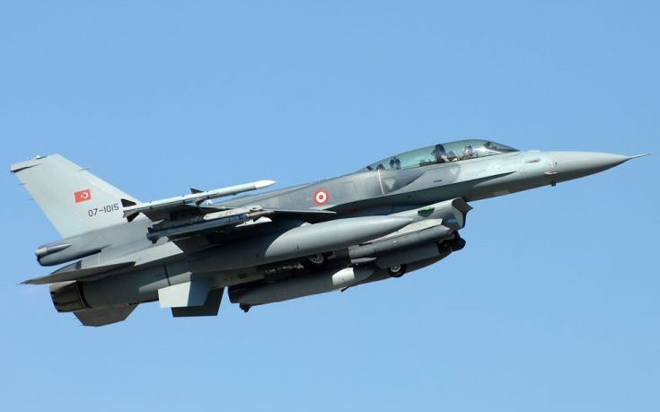 Οπλισμένα τουρκικά F-16 εισήλθαν το FIR Αθηνών