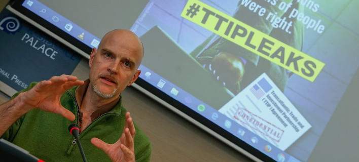 Βέλγιο: Η Greenpeace δημοσιοποίησε απόρρητα έγγραφα από τις διαπραγματεύσεις για την TTIP μεταξύ ΗΠΑ και ΕΕ