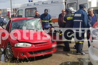 Πατρών - Πύργου: Νέο τροχαίο στην εθνική οδό - Τραυματίστηκε ο οδηγός του αυτοκινήτου