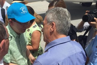 Την Λέσβο επισκέφθηκε ο Μπαν Κι Μουν