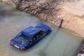 Στο νοσοκομείο πατέρας και γιος μετά από "βουτιά" αυτοκινήτου σε αρδευτικό κανάλι