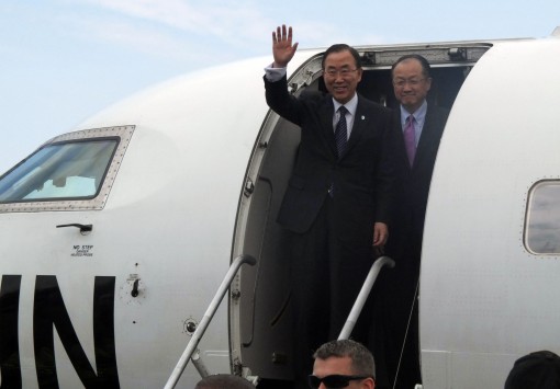 Στη Λέσβο ο ΓΓ του ΟΗΕ, Μπαν Γκι-Μουν