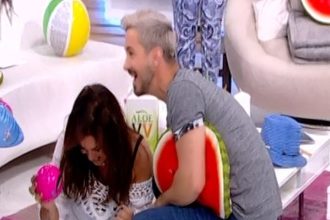 Η "on air" τούμπα της Ναταλίας Γερμανού - ΒΙΝΤΕΟ