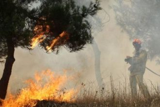 Συνεχίζεται η μάχη των πυροσβεστών στη Ρόδο