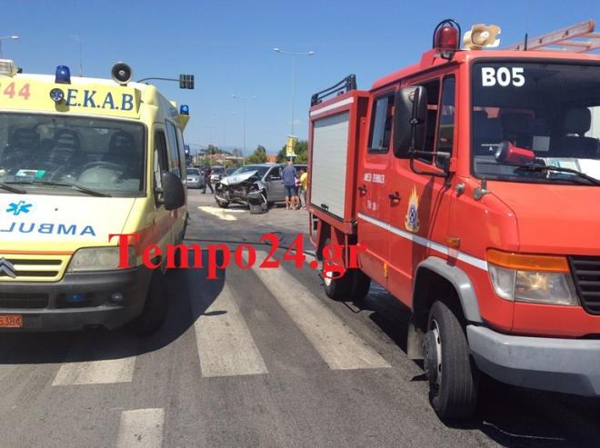 Πάτρα - ΤΩΡΑ: Σοβαρό τροχαίο με τέσσερις τραυματίες στην Ακτή Δυμαίων - Σοβαρά ο ένας επιβάτης