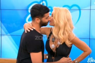 Η Ελένη Μενεγάκη ζήτησε από τον Δημήτρη Σταματίου να την φιλήσει!