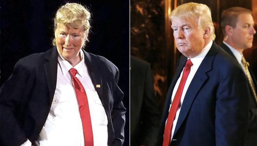 Η Μέριλ Στριπ μεταμορφώθηκε σε Ντόναλντ Τραμπ !