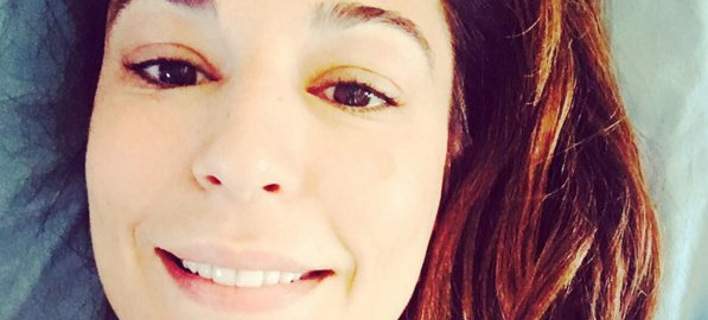 Η Κατερίνα Παπουτσάκη όπως ξυπνάει - Αβαφη και χαμογελαστή