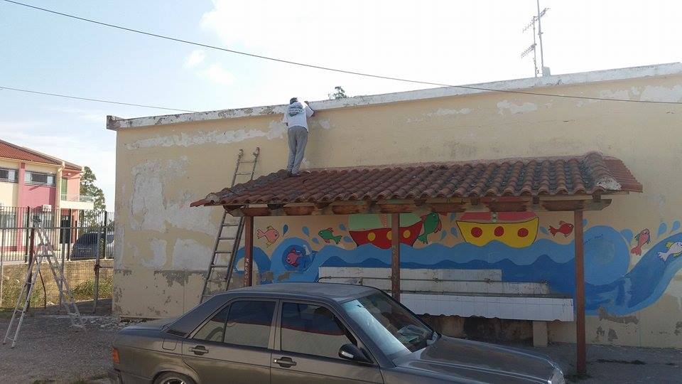 Εργασίες στο Δημοτικό Σχολείο Σαγείκων – ΦΩΤΟΓΡΑΦΙΕΣ