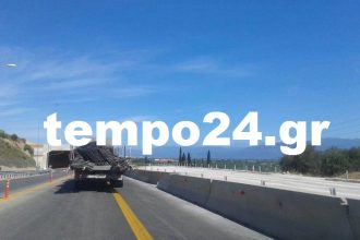 Πατρών - Κορίνθου: Κουβαλούσε τα σίδερα στον "αέρα" ! ΦΩΤΟΓΡΑΦΙΕΣ