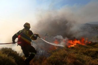 Μεγάλη πυρκαγιά στη Δαφνούλα Ανδρίτσαινας - Ενίσχυση των δυνάμεων της Πυροσβεστικής και με οχήματα από την Πάτρα (ΝΕΟΤΕΡΑ)