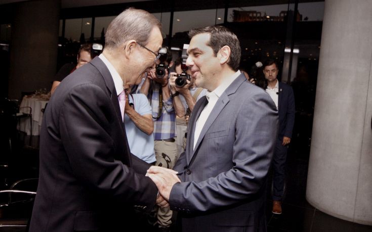 Tον Μπαν Κι Μουν θα υποδεχθεί στο Μαξίμου ο Α. Τσίπρας