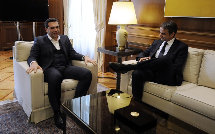 Στις 6 το απόγευμα της Πέμπτης η συνάντηση Τσίπρα – Μητσοτάκη