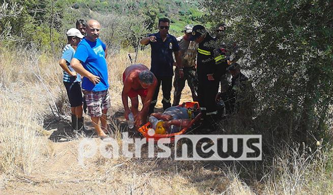 Πύργος: Ηλικιωμένος έπεσε σε ρεματιά βάθους δέκα μέτρων στη Σαλμώνη