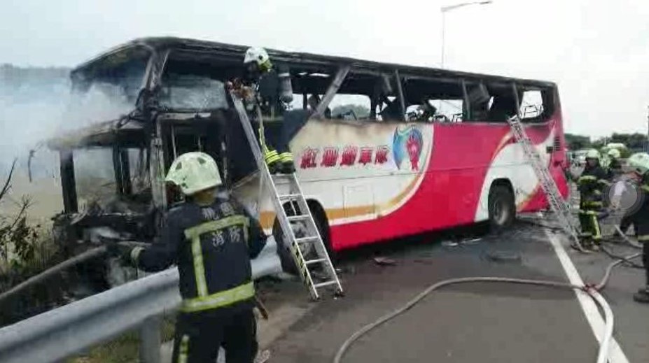 Τραγωδία στην Ταϊβάν - 26 νεκροί από φωτιά σε τουριστικό λεωφορείο