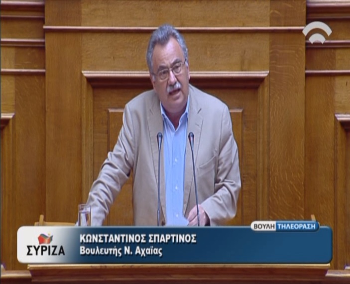 Κώστας Σπαρτινός: «Η Νέα Δημοκρατία θέλει να κρύψει και να κρυφτεί» - ΔΕΙΤΕ ΒΙΝΤΕΟ